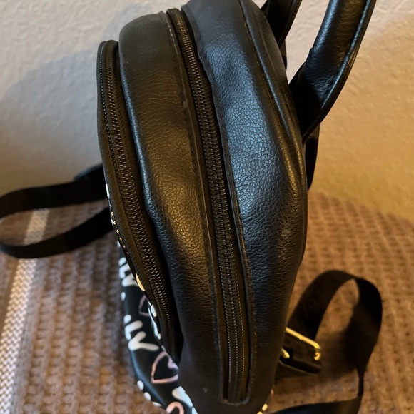 Betsey Johnson Mini-Backpack, Black - Picture 5 of 8